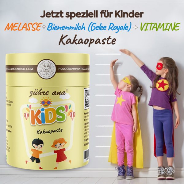 Zühre Ana Kinder Kakao Paste-Immunsystem, Multivitamin – Bild 2