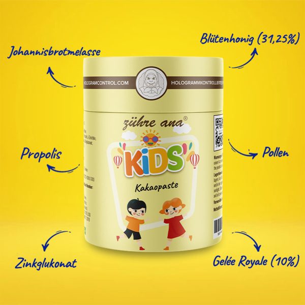 Zühre Ana Kinder Kakao Paste-Immunsystem, Multivitamin – Bild 3