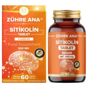 Zühre Ana Citicolin-500 mg 60 Tabletten enthalten Vitamin B12