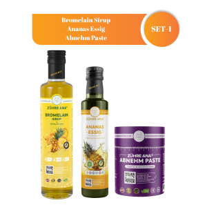 Zühre Ana D-tox Set (Abnehm-Paste, Bromelainsirup und Ananas Essig)