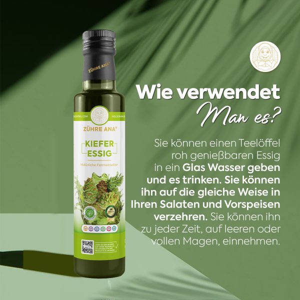 Zühre Ana Kiefernessig Natürliche Fermentation – Bild 3