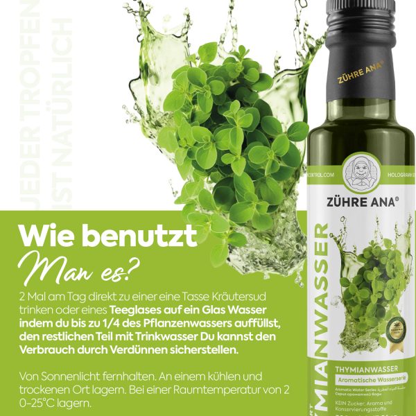 Zühre Ana Extrahiertes Thymianwasser – Bild 4