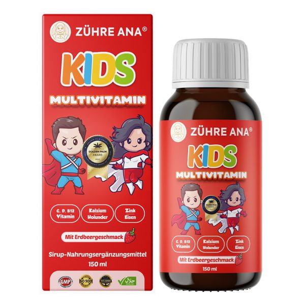 Kinderset (Echinacea Sirup, Kids Multivitamin Erdbeersirup,Kinder Kakao Paste, ) – Bild 4