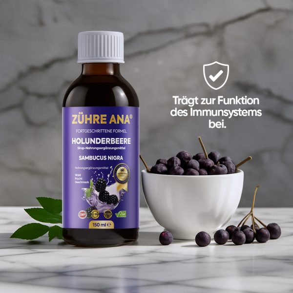 Zühre Ana Schwarzer Holundersirup – Bild 4