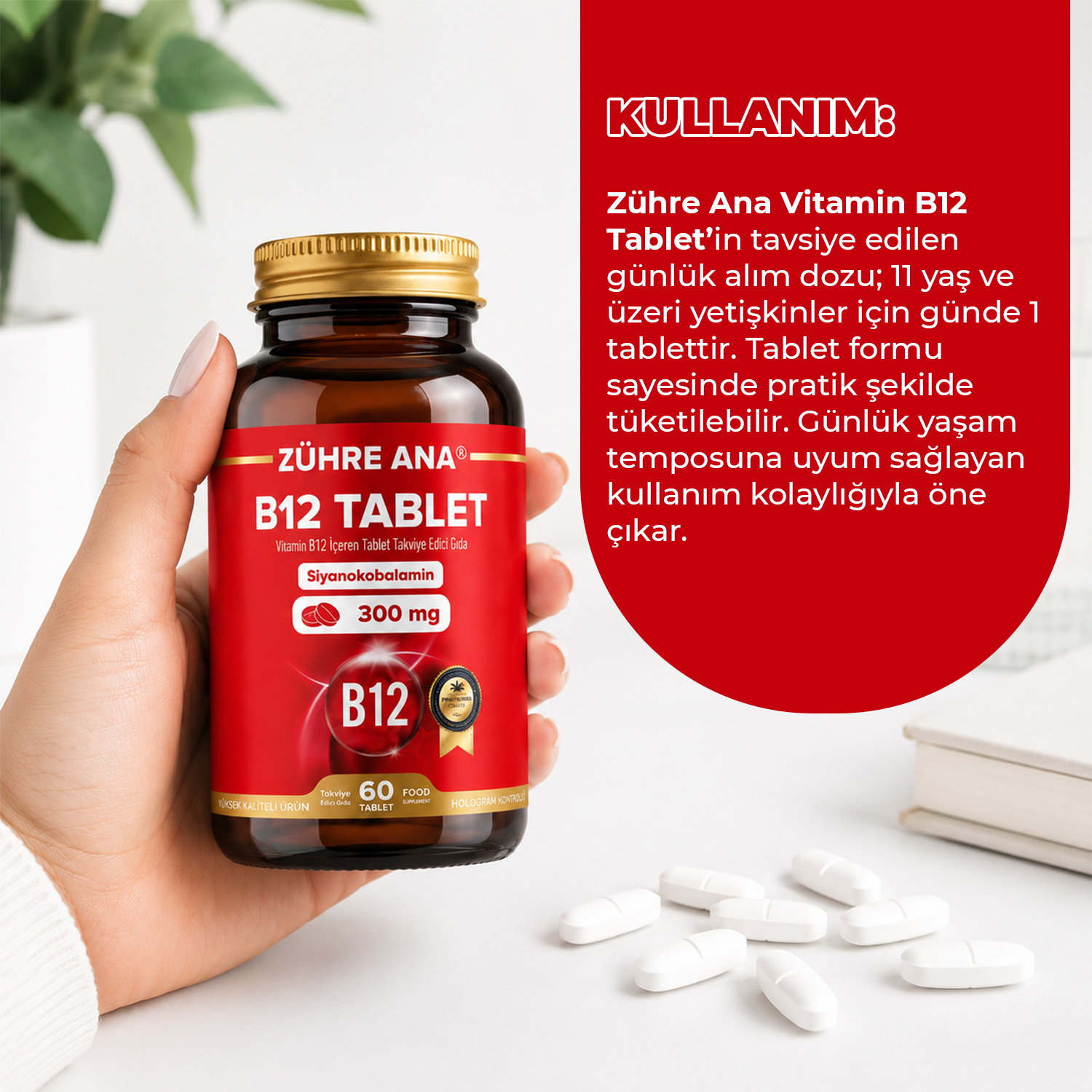 Zühre Ana Vitamin B12 Tablette – Bild 3