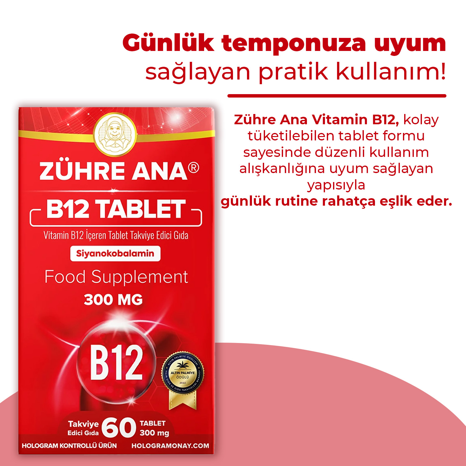 Zühre Ana Vitamin B12 Tablette – Bild 4