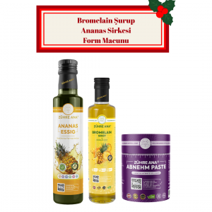 Zühre Ana D-tox Set (Abnehm-Paste, Bromelainsirup und Ananas Essig)