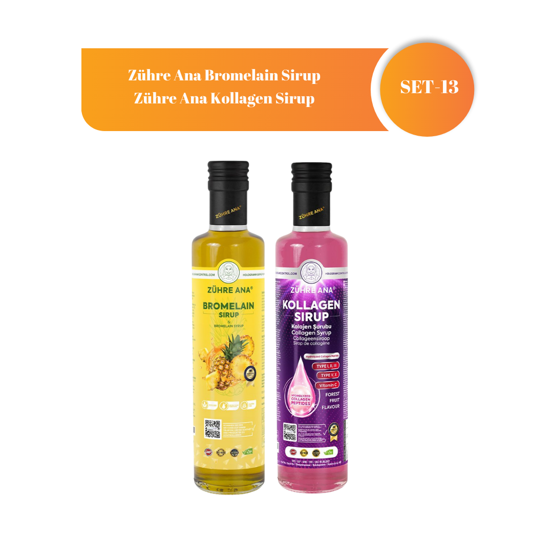 Glow Set-2 (Bromelain Sirup und Kollagen Sirup)