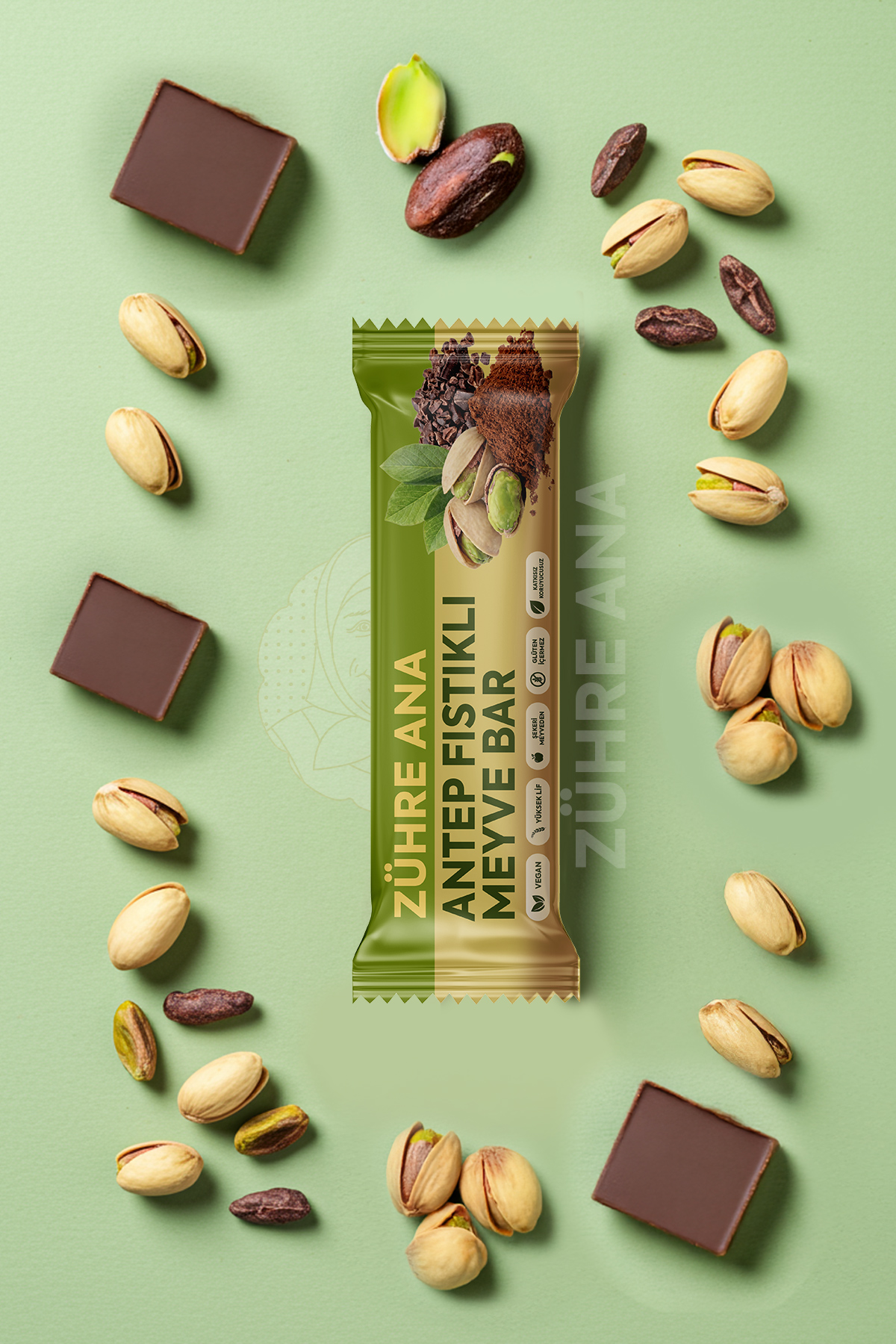 ZÜHRE ANA Fruchtrıegel Mıt Antep-Pıstachıen, 12 Stück – Bild 5