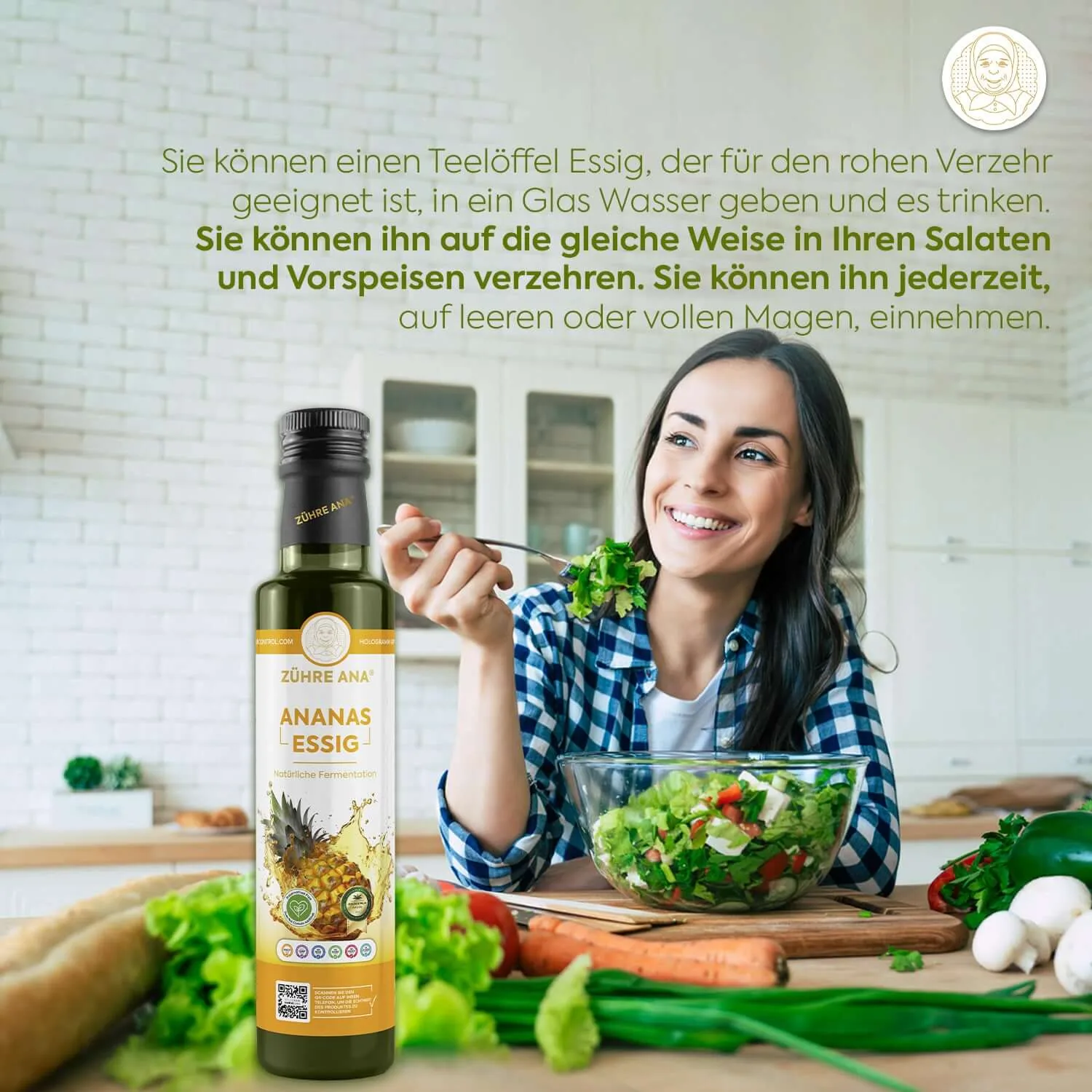 Zühre Ana Ananasessig 500 ml – Verwendung