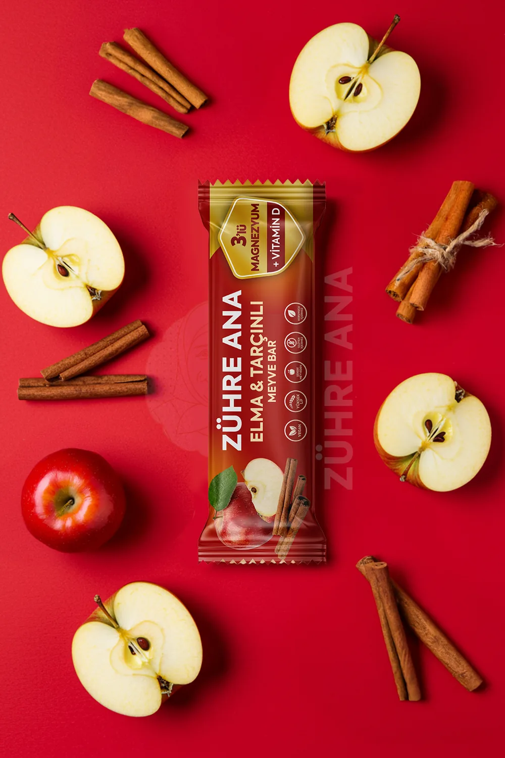 Zühre Ana Apfel-Zimt-Fruchtriegel 420 g – Zutaten