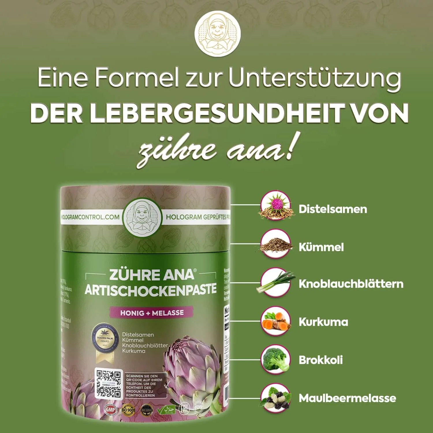 Zühre Ana Artischockenpaste 240 g – Ansicht 1