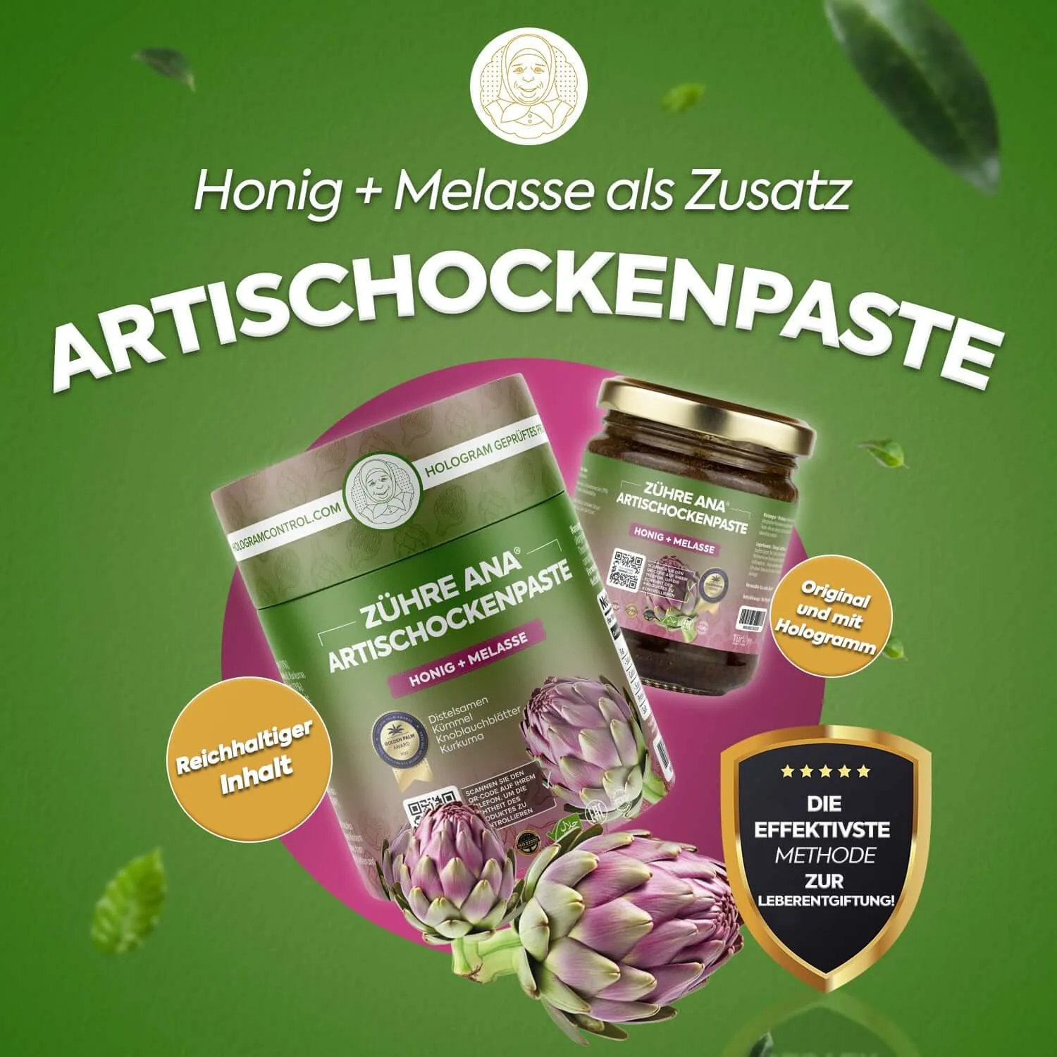 Zühre Ana Artischockenpaste 240 g – Ansicht 2
