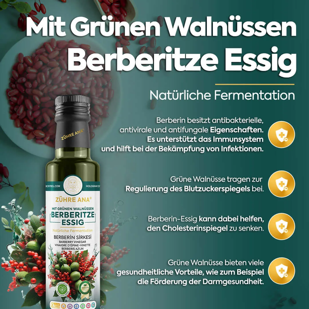 Zühre Ana Berberitze Essig 500 ml – Ansicht 1
