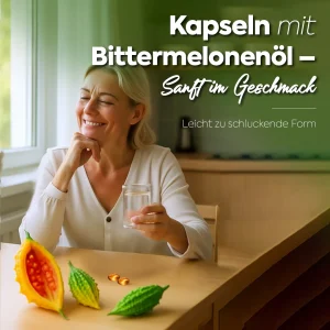 Zühre Ana Bittermelonenöl Weichkapseln 90 Weichkapseln à 1300 mg – Genuss
