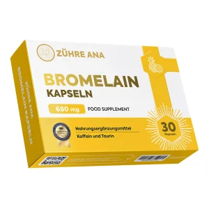 Zühre Ana Bromelain Kapseln 30 Kapseln à 680 mg – Verpackung