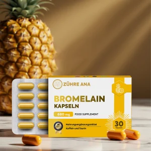 Zühre Ana Bromelain Kapseln 30 Kapseln à 680 mg – Packung