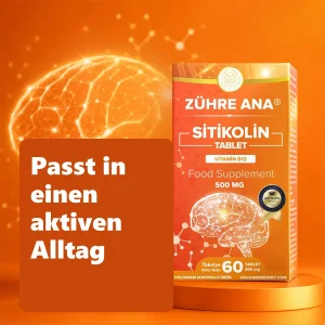 Zühre Ana Citicolin Tabletten 60 Tabletten – Alltag