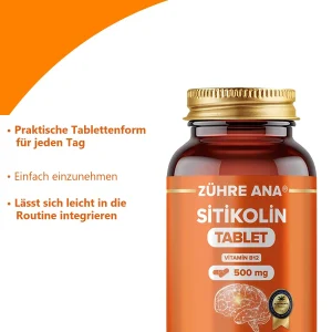 Zühre Ana Citicolin Tabletten 60 Tabletten – Tablettenform