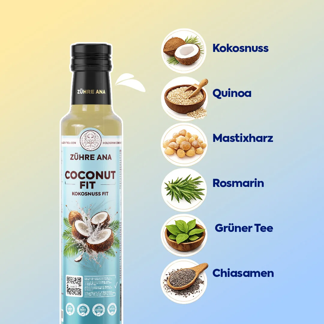 Zühre Ana Coconut Fit 250 ml – Zutaten