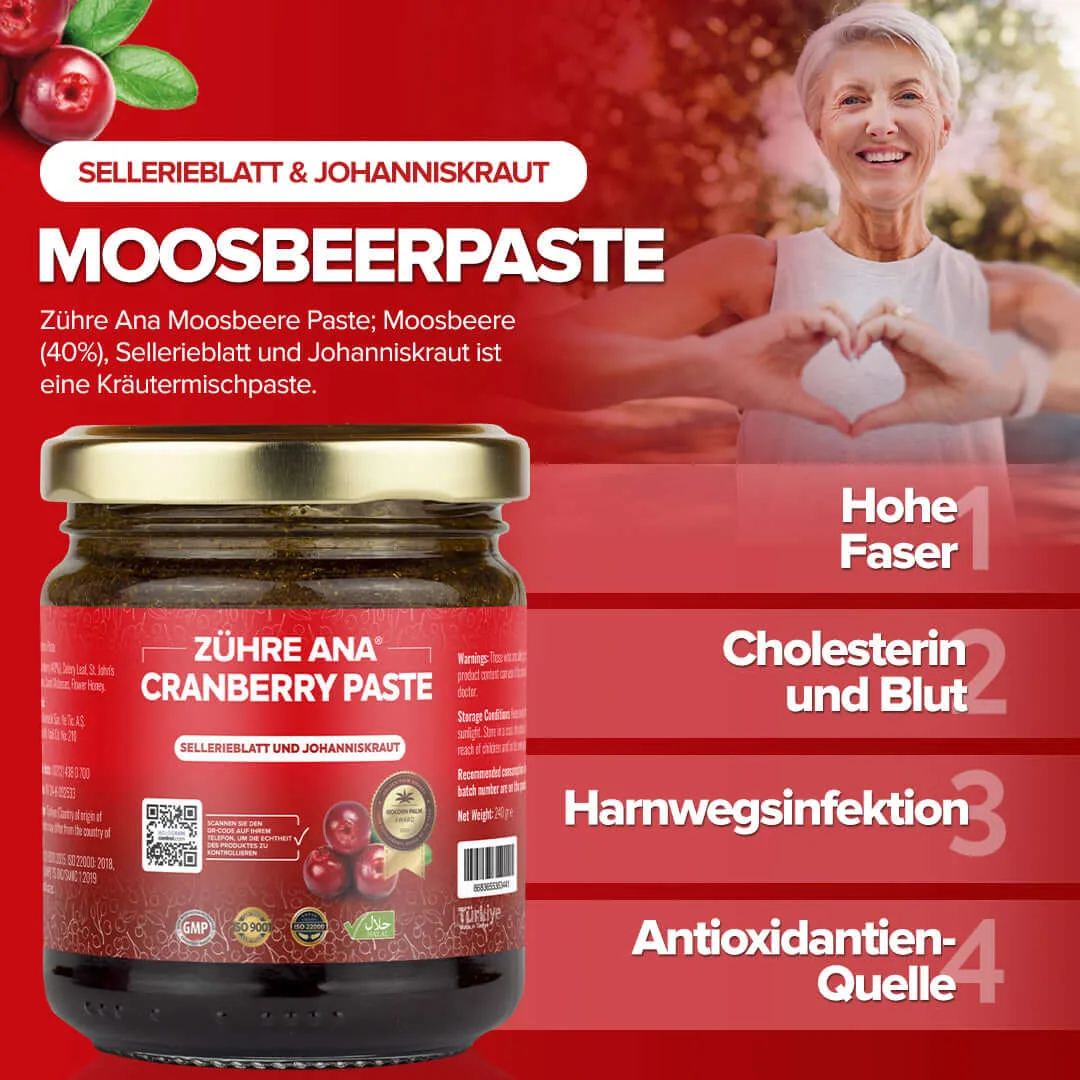 Zühre Ana Cranberry Paste 240 g – Ansicht 2