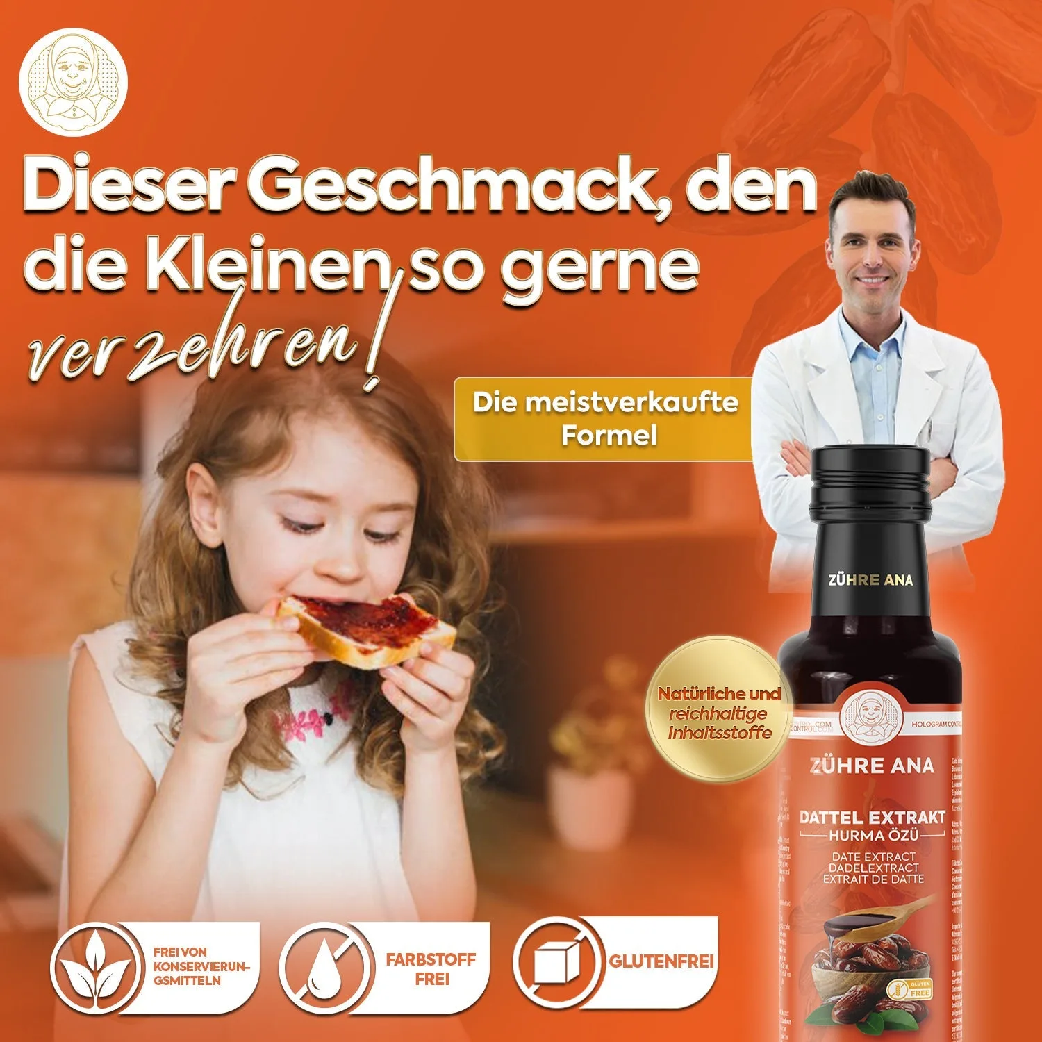 Zühre Ana Dattelextrakt 350 g – Ansicht 4