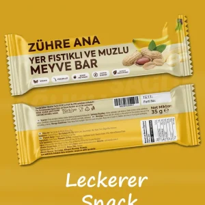 Zühre Ana Erdnuss-Bananen-Fruchtriegel 420 g – Snack