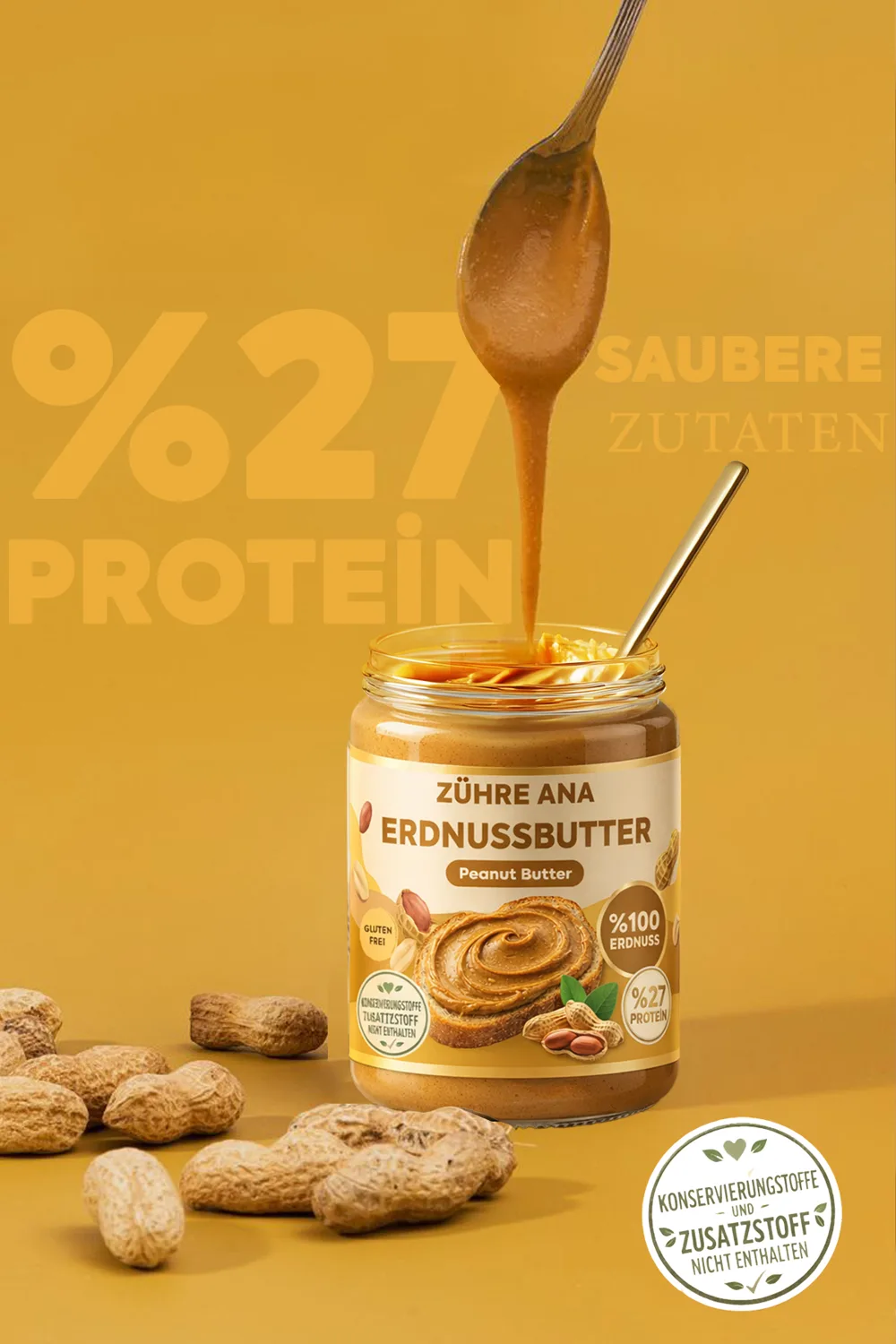 Zühre Ana Erdnussbutter 315 g – Ansicht 2