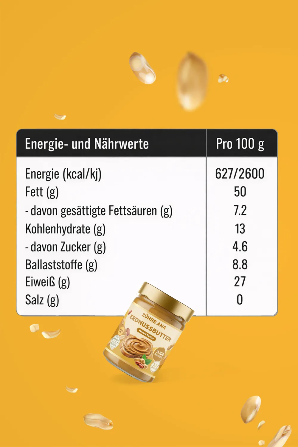 Zühre Ana Erdnussbutter 315 g – Ansicht 3