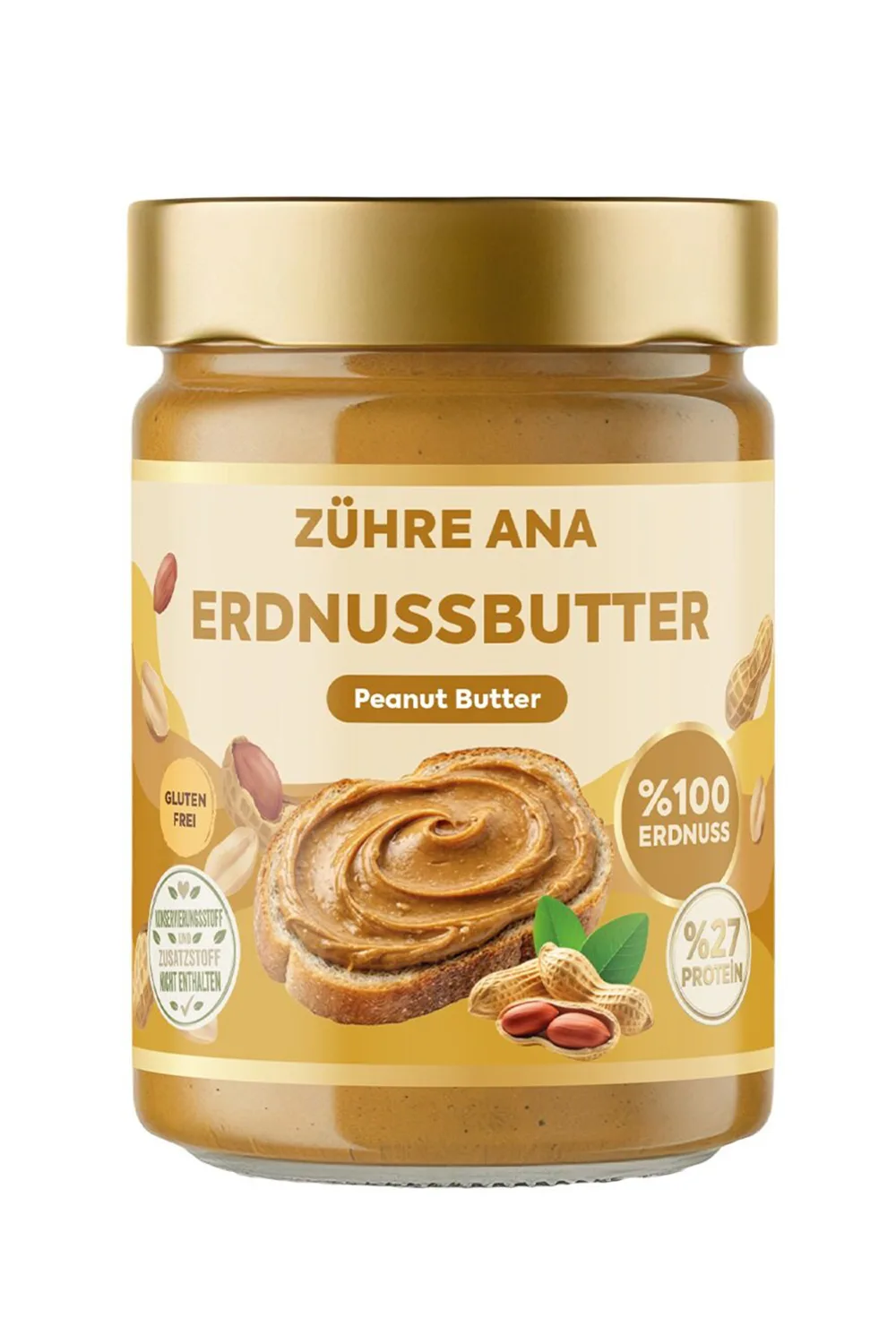 Zühre Ana Erdnussbutter 315 g – Verpackung