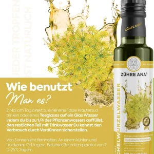 Zühre Ana Fenchelwurzelwasser 500 ml – Verwendung