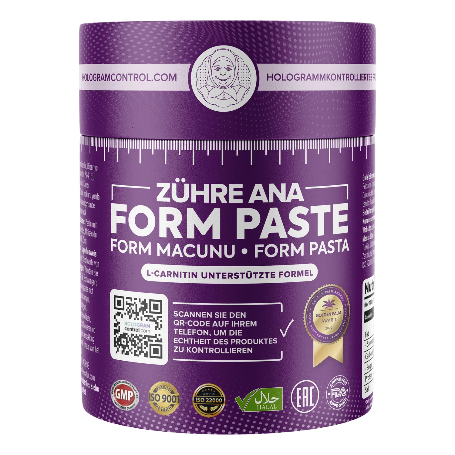 Zühre Ana Form Paste 240 g – Verpackung