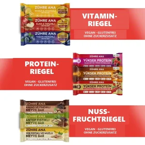 Zühre Ana Fruchtriegel Probierbox 330 g – Verpackung