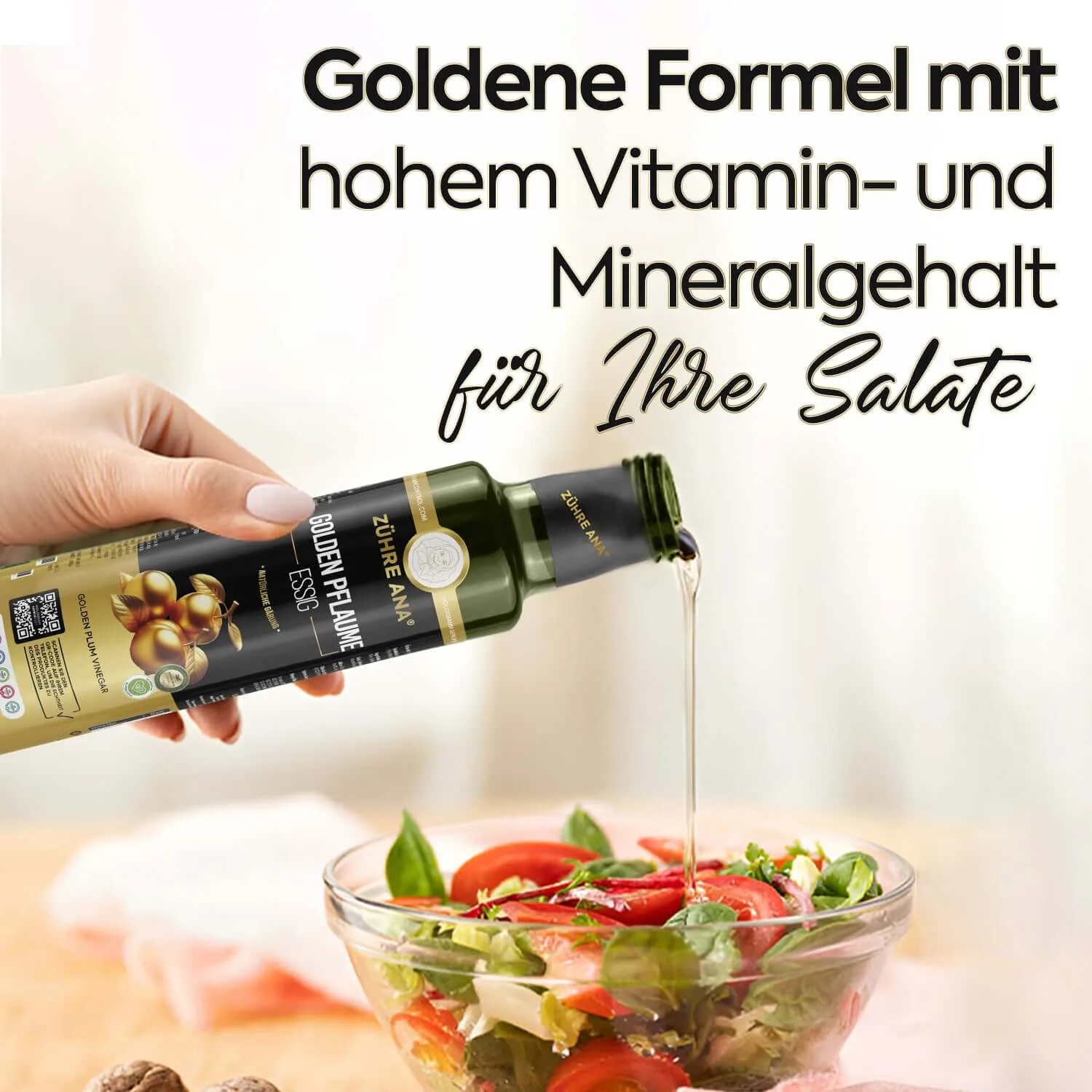 Zühre Ana Goldpflaumenessig 250 ml – Ansicht 1