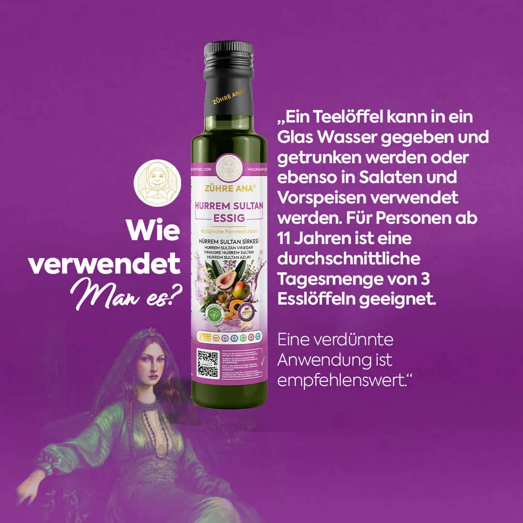 Zühre Ana Hürrem Sultan Essig 500 ml – Ansicht 1