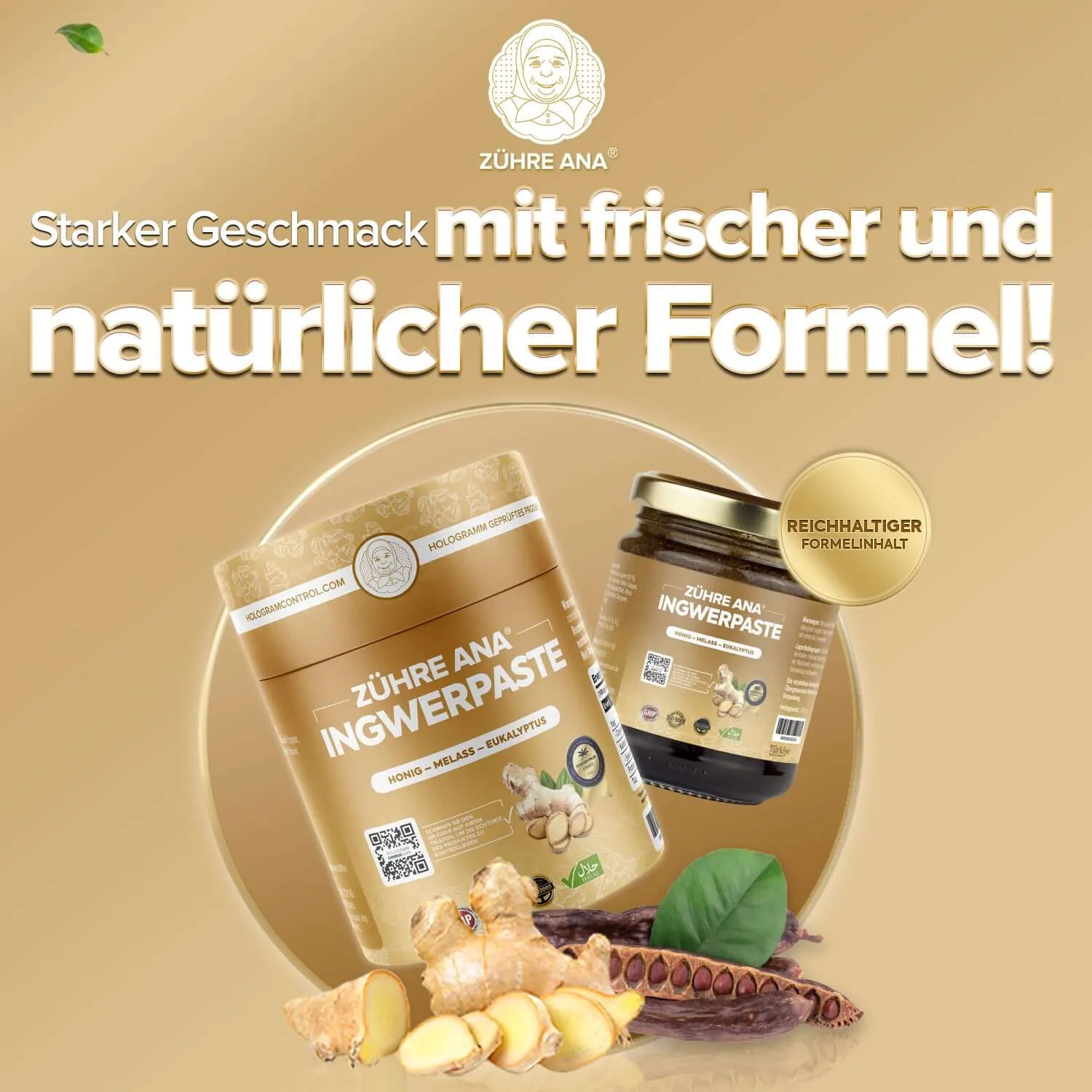 Zühre Ana Ingwerpaste 240 g – Glas
