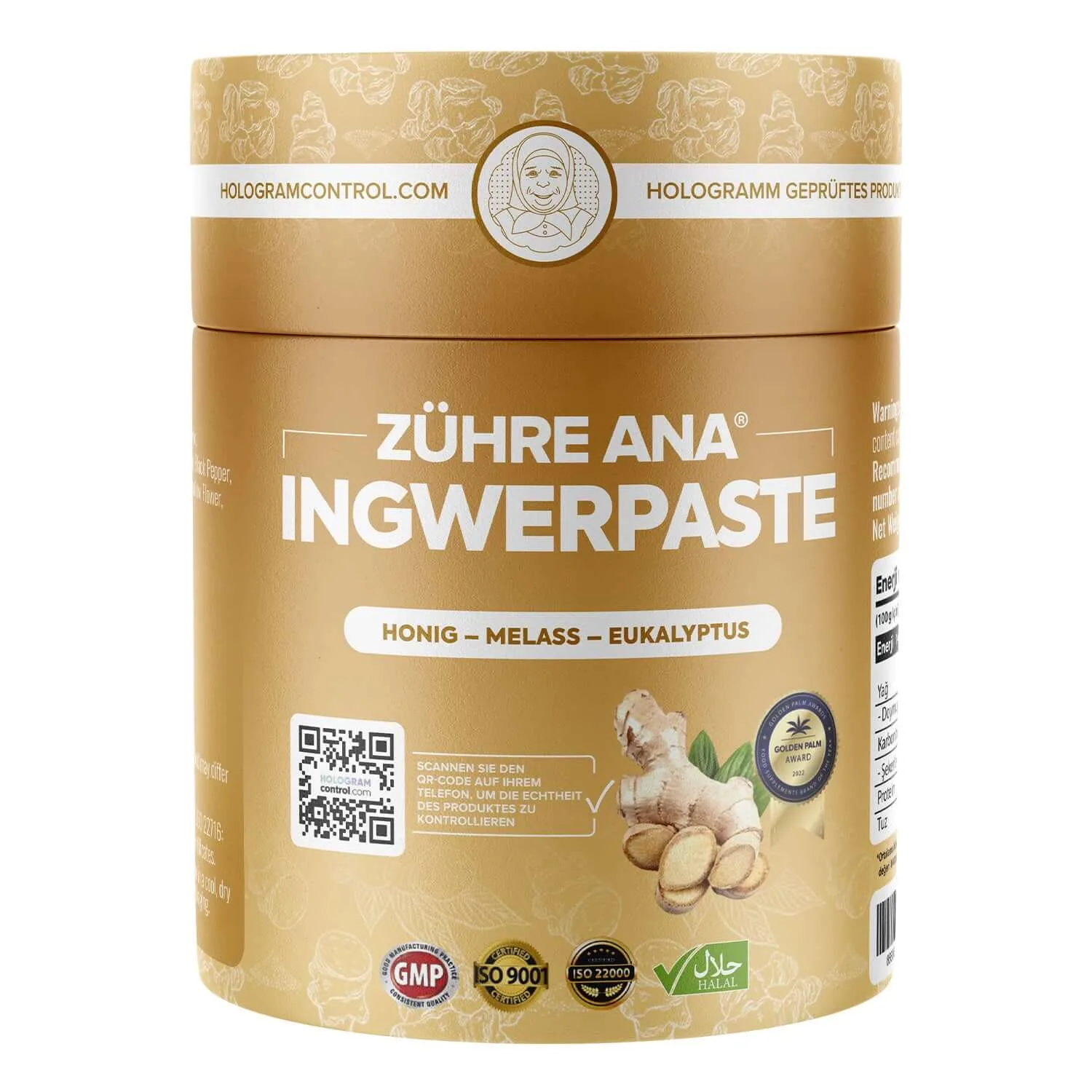Zühre Ana Ingwerpaste 240 g – Verpackung