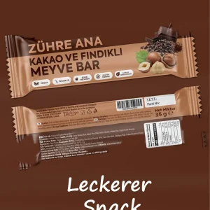 Zühre Ana Kakao-Haselnuss-Fruchtriegel 420 g – Snack