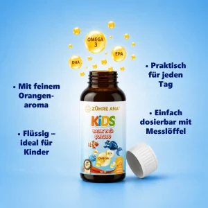 Zühre Ana Kids Omega-3 Sirup 150 ml – Orangenaroma