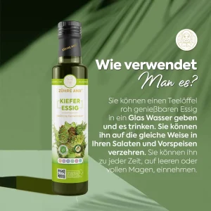 Zühre Ana Kiefernessig 500 ml – Verwendung