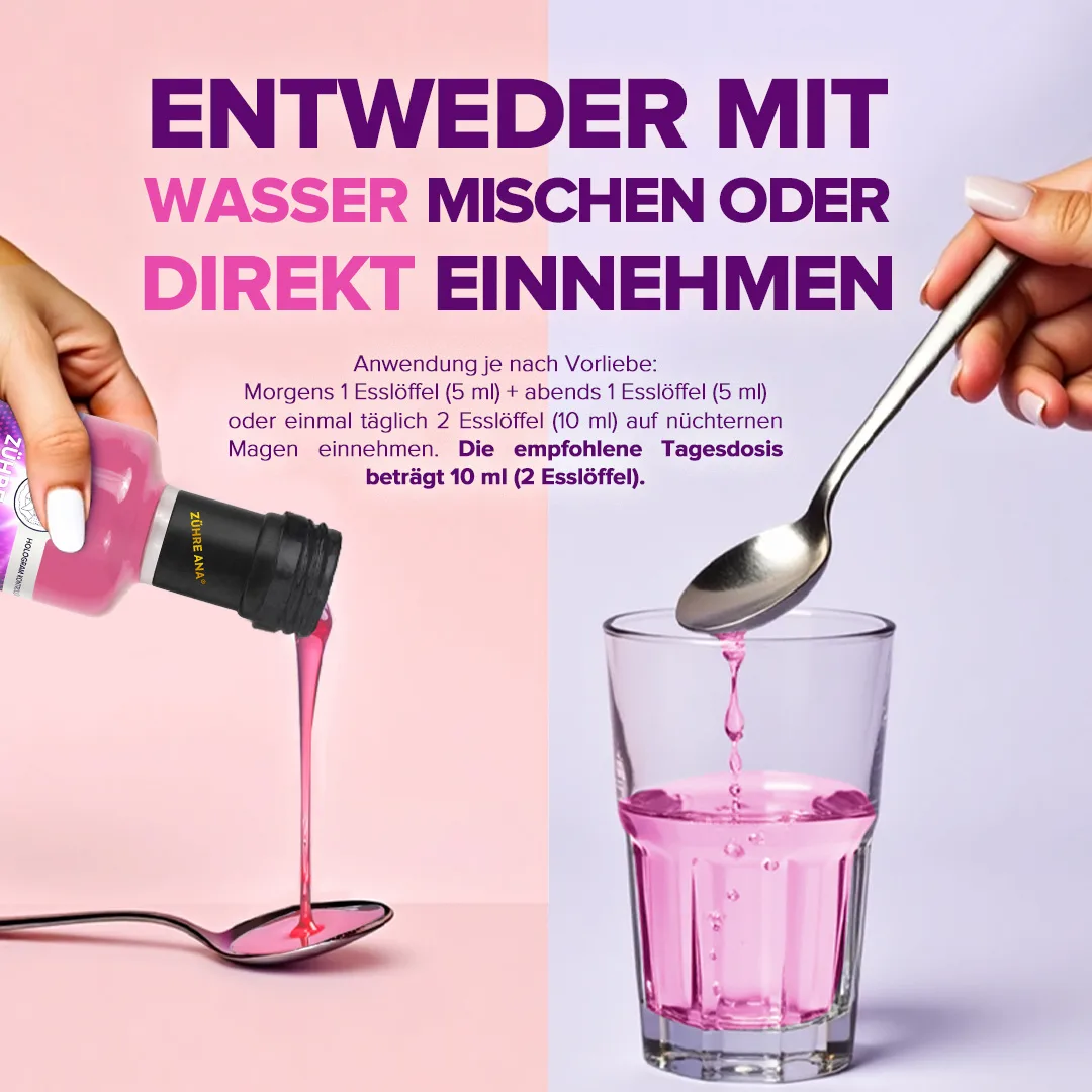 Zühre Ana Kollagen Sirup 250 g – Einnahme