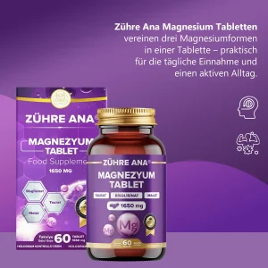 Zühre Ana Magnesium Tabletten 60 Tabletten à 1650 mg – Rezeptur