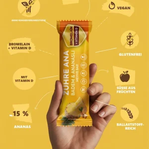 Zühre Ana Mandel-Ananas-Fruchtriegel 420 g – Highlights