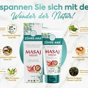 Zühre Ana Massage Creme 100 ml – Inhaltsstoffe