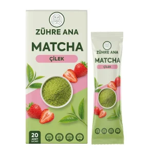 Zühre Ana Matcha mit Erdbeeraroma 160 g – Verpackung