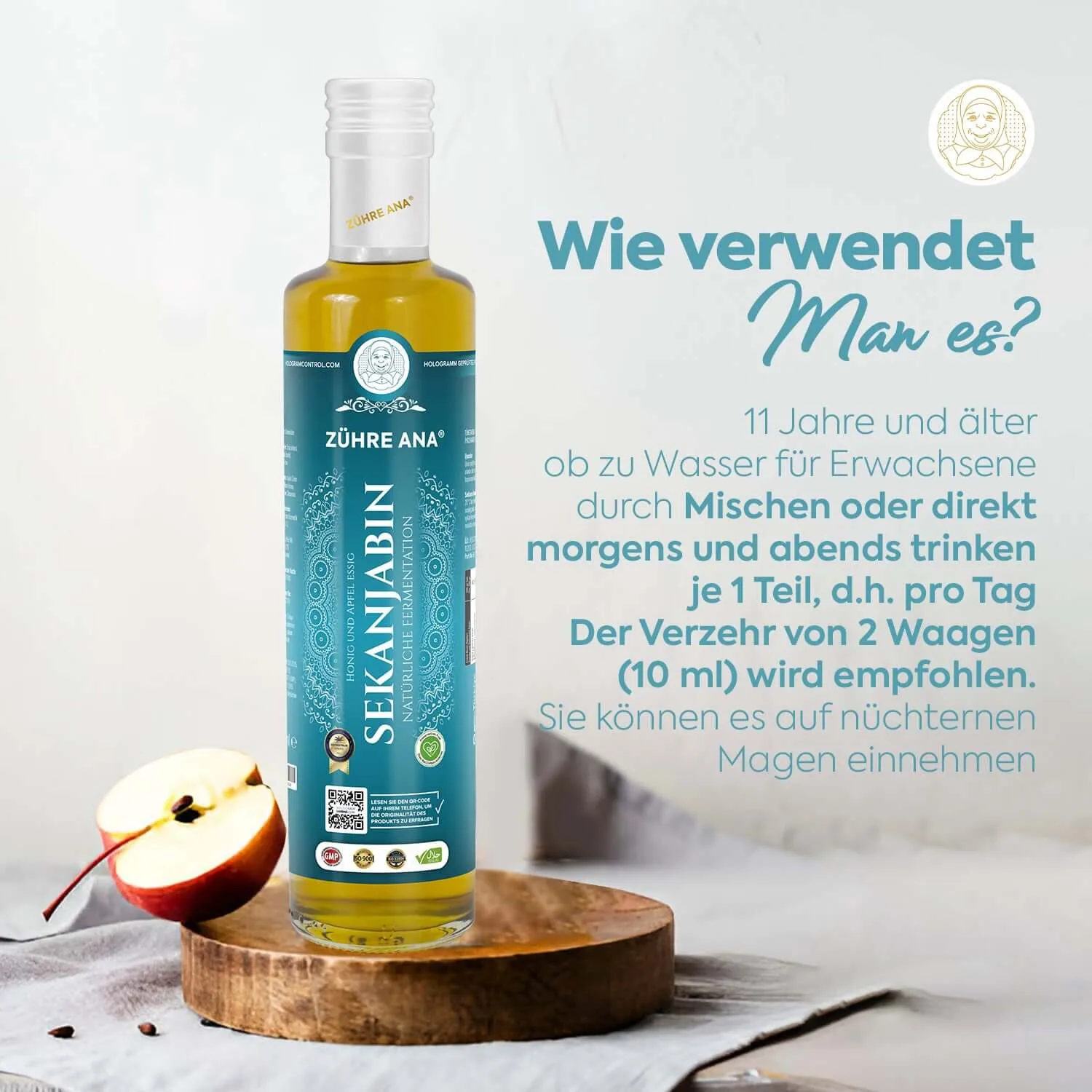 Zühre Ana Oxymel 250 ml – Verwendung