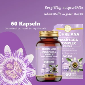 Zühre Ana Passiflora Complex Kapseln 60 Kapseln à 800 mg – Kapseln