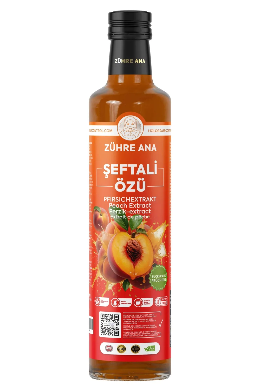 Zühre Ana Pfirsichextrakt 640 g – Flasche