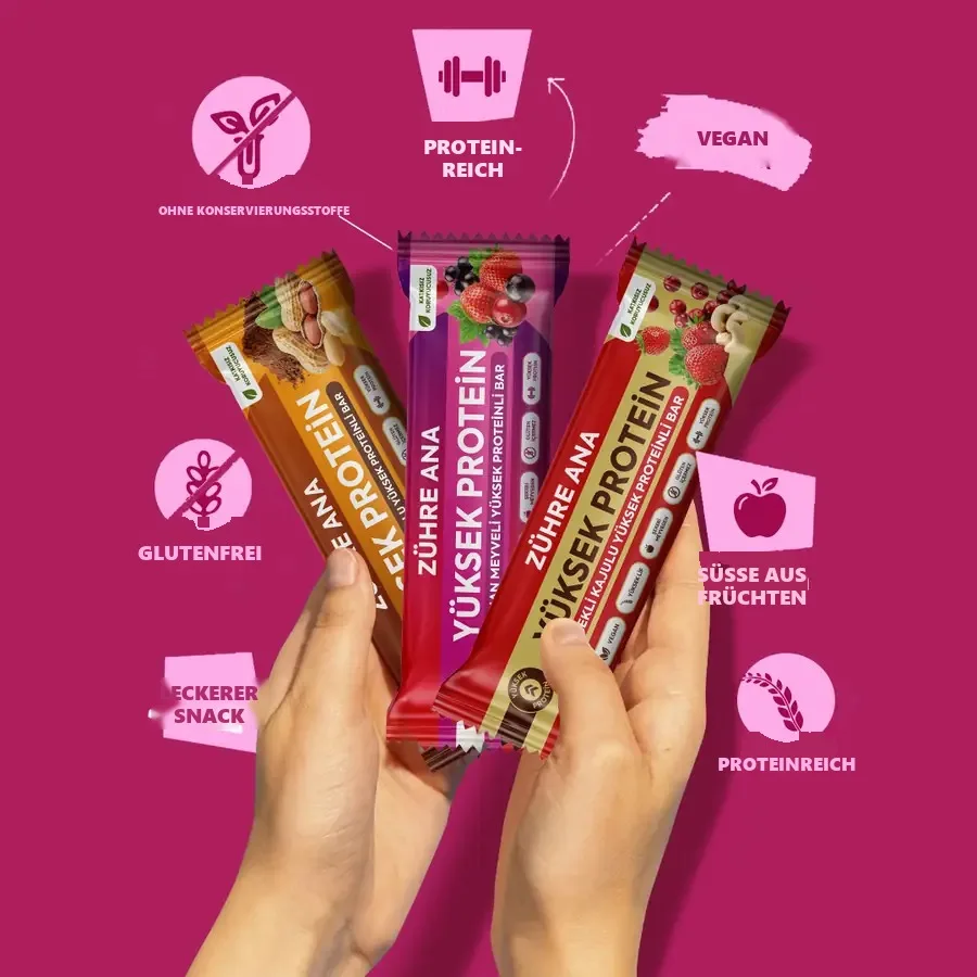 Zühre Ana Proteinriegel Probierpaket 480 g – Highlights