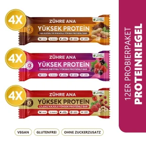 Zühre Ana Proteinriegel Probierpaket 480 g – Sorten